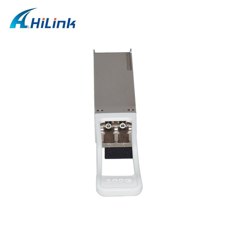 100Gb/s 60km QSFP28 Transceiver Hot Pluggable Duplex LC Connector EML+PIN with SOA  Single mode DDM