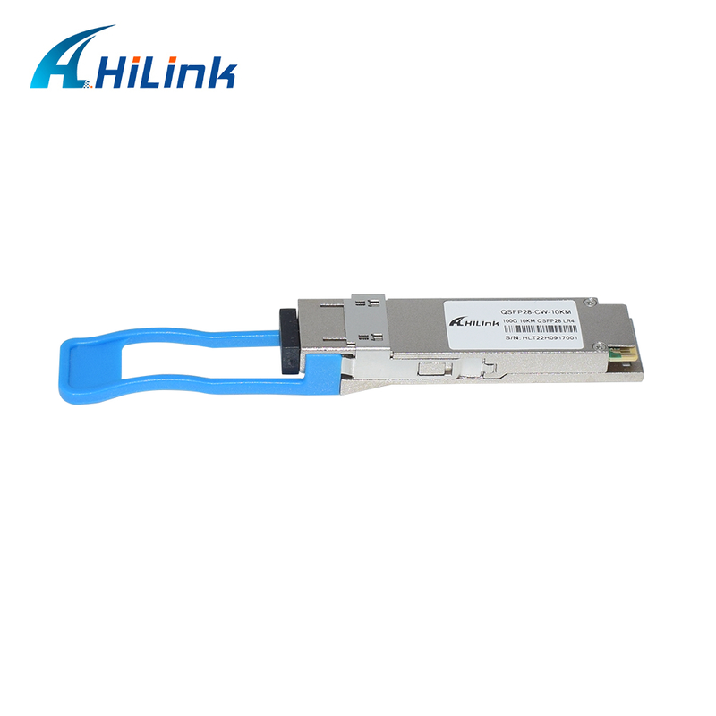 10KM Hot Pluggable 100Gb/s QSFP28 CWDM4 Optical Transceiver Module for LAN WAN Ethernet Switches Router Applications