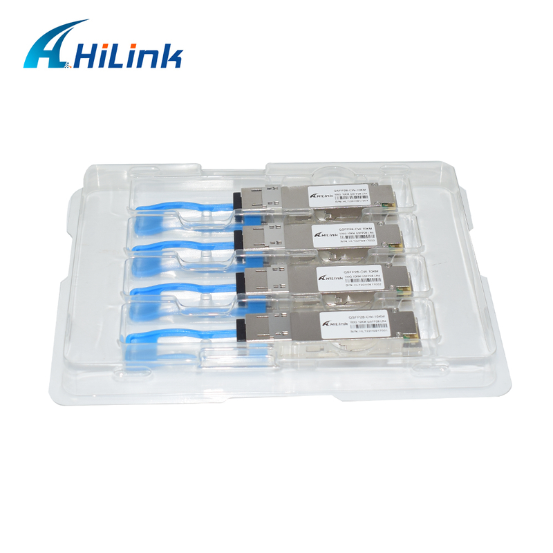 10KM Hot Pluggable 100Gb/s QSFP28 CWDM4 Optical Transceiver Module for LAN WAN Ethernet Switches Router Applications