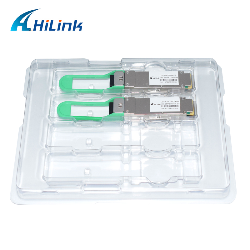 HL-QSFP28-100G-80 100Gb/s QSFP28 BiDi 80km Transceiver Hot Pluggable Simplex LC Connector EML+PIN with SOA Single mode DDM