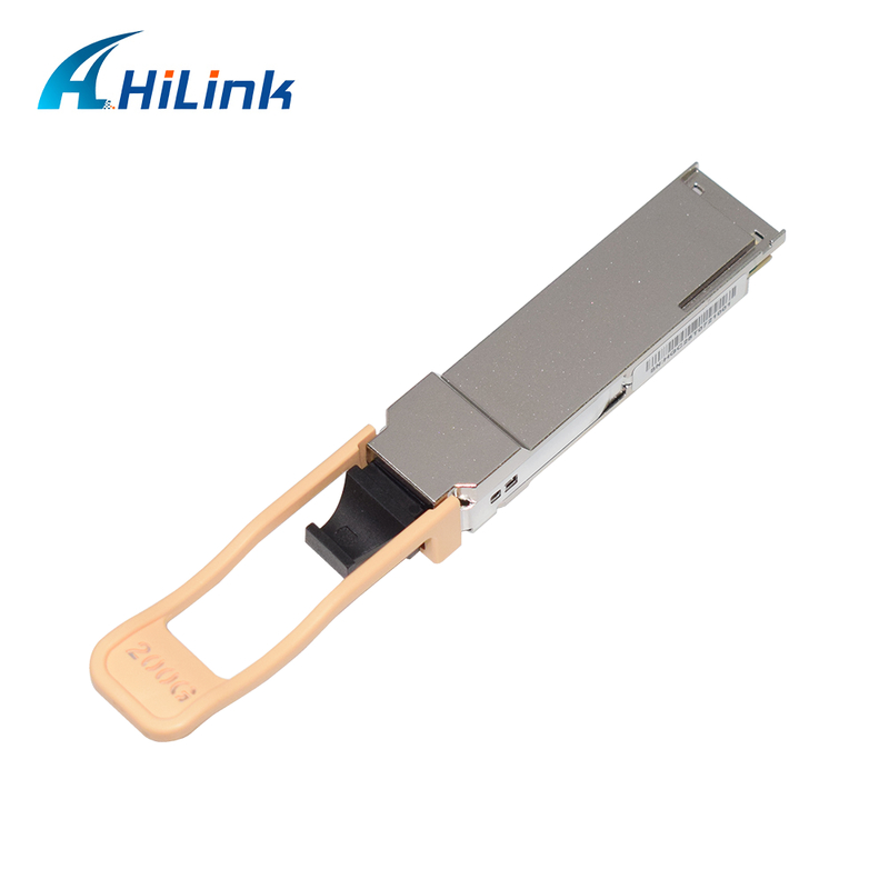 QSFP200G QSFP56 200G SR4 Hot Pluggable Optical Transceiver 70m@OM3 100m@OM4 FEC Single MPO12 Multimode Fiber RoHS complaint High Speed for 200GBASE-SR4 Ethernet links Data centers