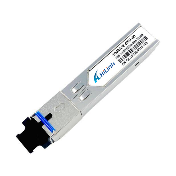 155Mb/s BiDi Single SC, SMF, 1550nm Tx, 1310nm Rx, DFB-LD, 40km SFP Transceiver