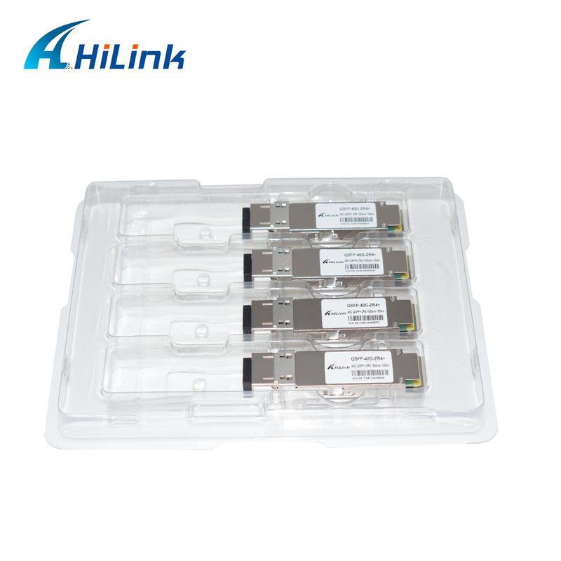 40Gb/s QSFP+ 100km Optical Transceiver Hot Pluggable C Band EML APD Duplex LC Connector Single mode DDM RoHS Compliant for 40G Ethernet