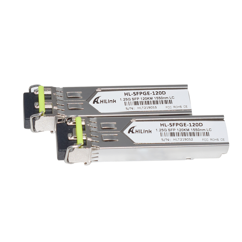 1.25Gb/s BIDI SFP Transceiver with DFB Laser and APD Receiver for 120km Transmission in Commercial Temperature Range