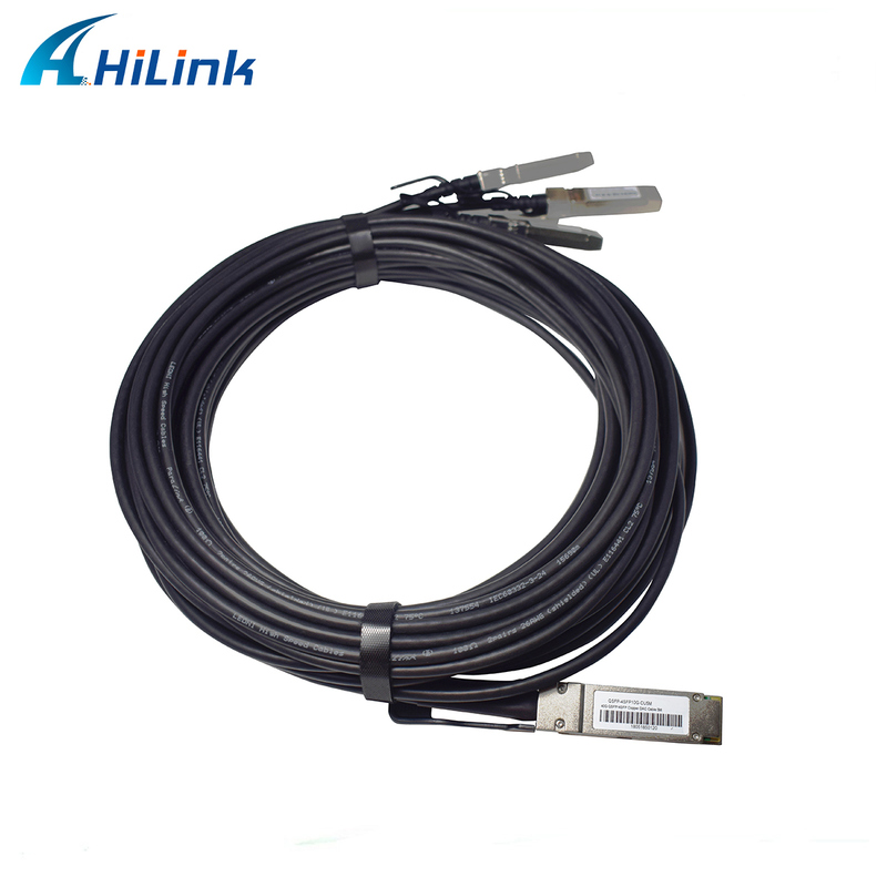 40G QSFP+ to 4*10G SFP+ 5M Passive Direct Attach Copper DAC Cable for 10G/40Gigabit Ethernet Data Centers