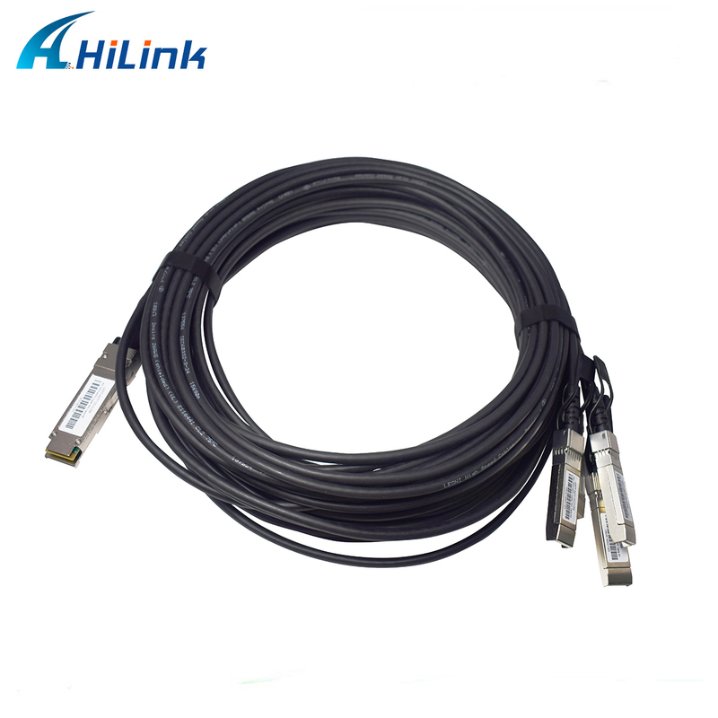 40G QSFP+ to 4*10G SFP+ 5M Passive Direct Attach Copper DAC Cable for 10G/40Gigabit Ethernet Data Centers