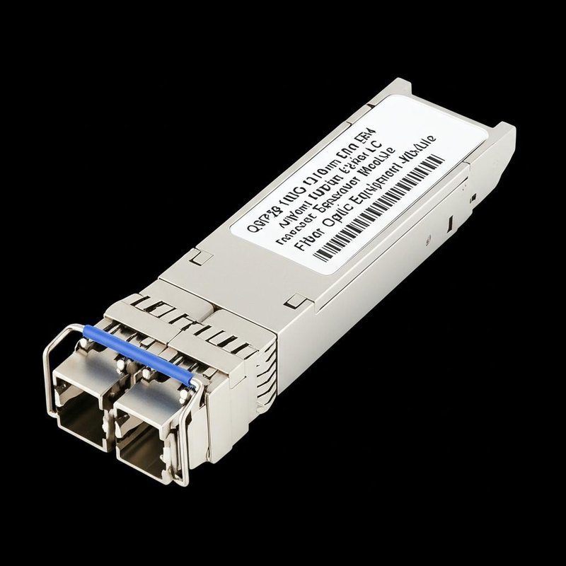 QSFP28 100G Optical Transceiver Module with 40km Reach, Low Power Consumption (<4.5W), and RoHS 6/6 Compliance for Data Centers