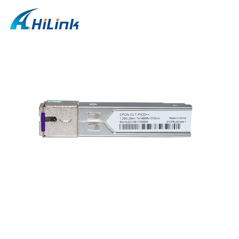 EPON OLT SFP Transceiver with PX20+ PX20++ PX20+++ for 1.25Gbps Data Rate and 20KM Transmission