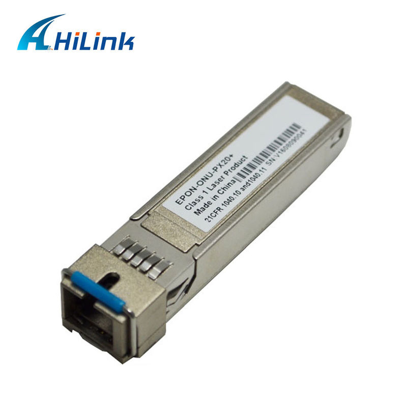 1.25G EPON ONU SFP Transceiver with SC/UPC Receptacle for 20KM Distance and 0℃ ~ +70℃ Temperature Range