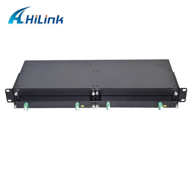 1U Rack DF-SF-CVR-LGX QSFP QSFP28 40 100G 80KM Dual Fiber to Single Fiber Converter Adapter