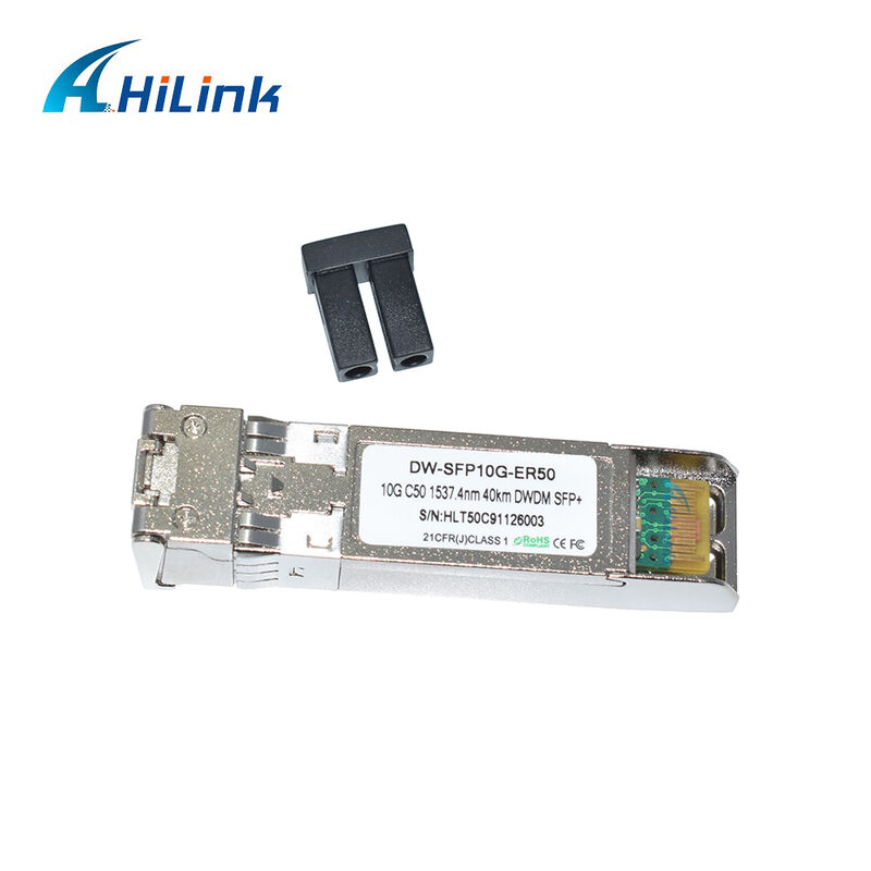 Hilink 10Gb SFP+ DWDM SFP 100GHZ CH17~61 Optional 40km Transceiver Optical Module Duplex LC Commerical Industrial