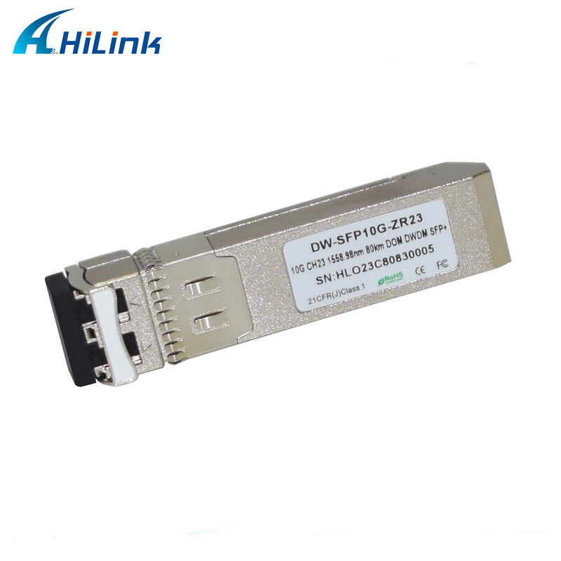 Hilink 10Gb SFP+ DWDM SFP 100GHZ CH17~61 Optional 80km Transceiver Optical Module Duplex LC Commerical Industrial