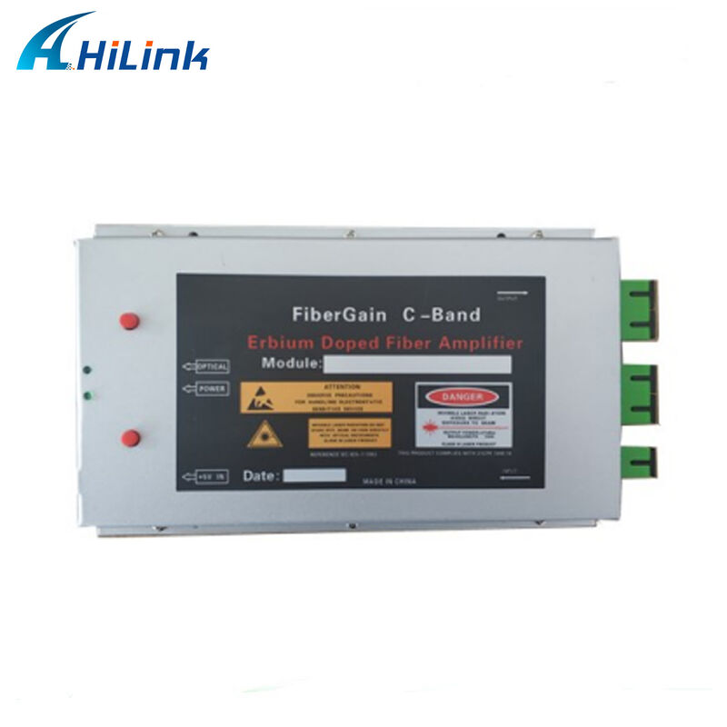 Hilink MINI Type EDFA 1550nm 15dBm 1 input 1 output CATV Building Telecom ERBIUM-DOPED FIBER AMPLIFIER