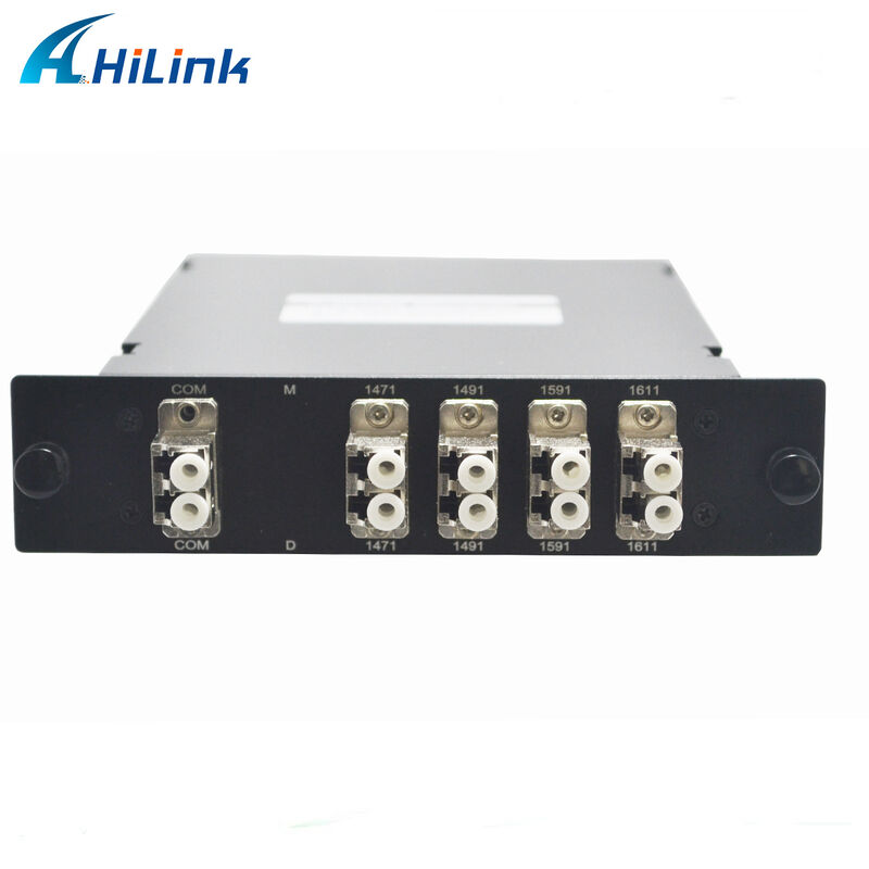 LGX Cassette CWDM MUX DEMUX 4 Channels 1470/1490/1590/1610nm Dual Fiber CWDM Mux Demux