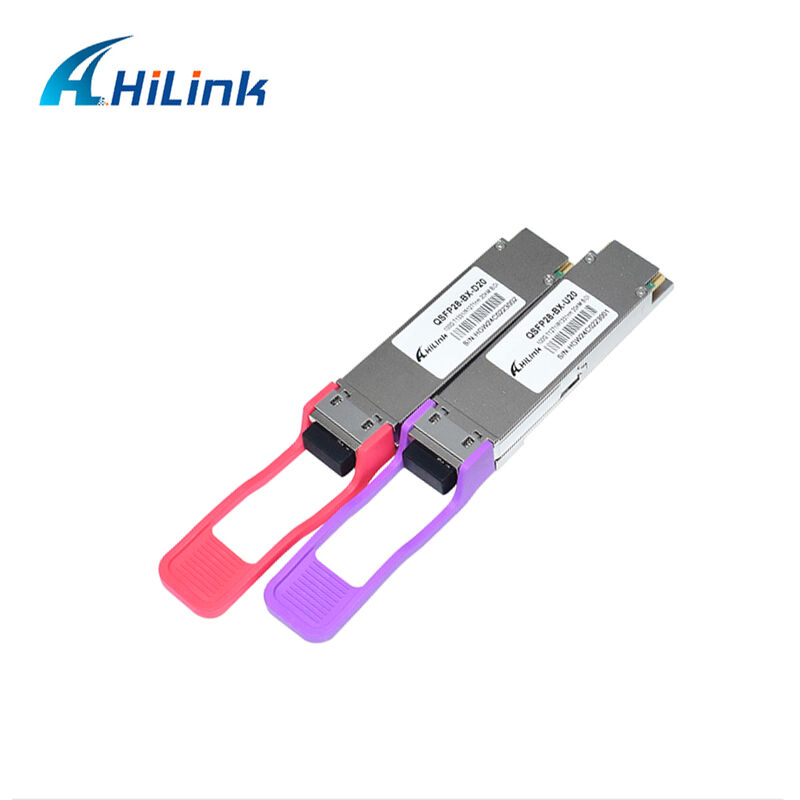 Hilink HL-QSFP28-100G-UD-20 100Gb/s 20km QSFP28 BIDI LR1 Optical Transceiver Module with Hot Pluggable LC Connector