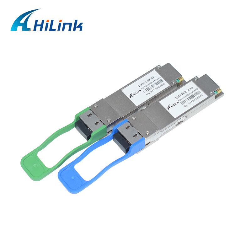 Hilink QSFP28-BX-UD40 100G BiDi Optical Transceiver with 40km Distance for Data Center Applications