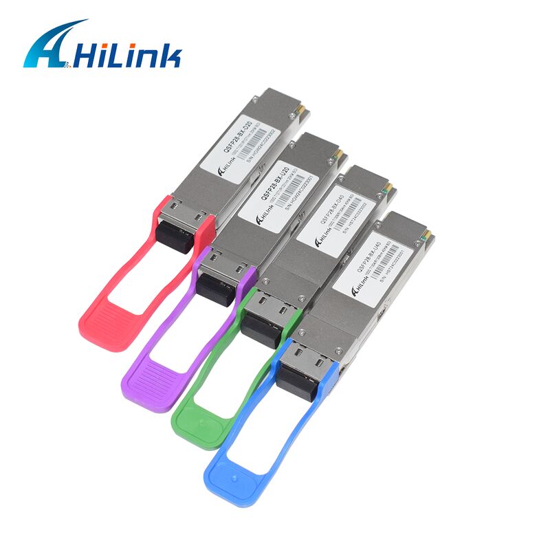 Hilink QSFP28-BX-UD40 100G BiDi Optical Transceiver with 40km Distance for Data Center Applications