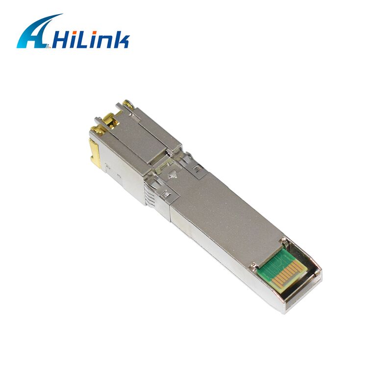 Hilink 10G Data Rate SFP+ Transceiver with 30M/80M Distance and RoHS Compliant 10GBASE-T Copper Module
