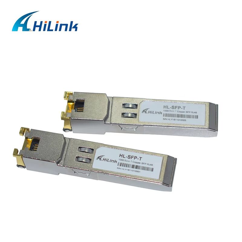 Hilink HL-SFP-T 1000BASE-T and 10/100/1000BASE-T Copper SFP Transceiver with RJ-45 Connector