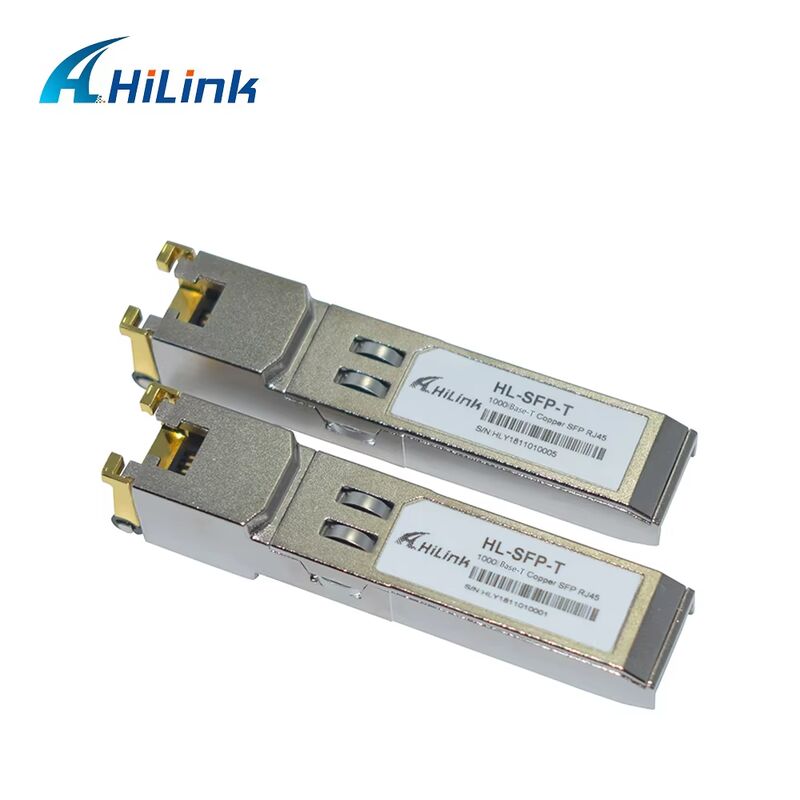 Hilink HL-SFP-T 1000BASE-T and 10/100/1000BASE-T Copper SFP Transceiver with RJ-45 Connector