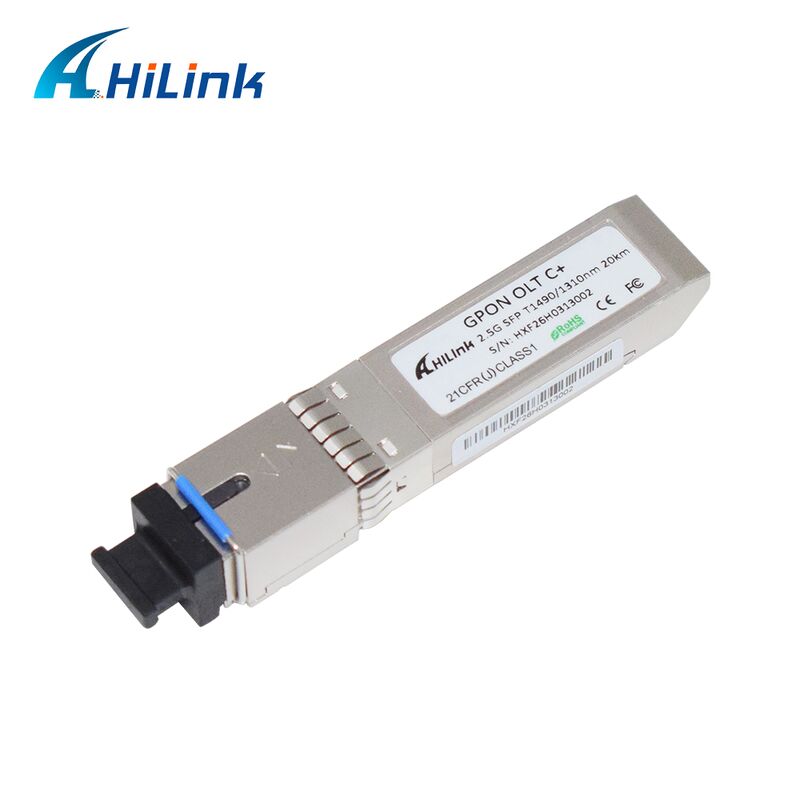GPON SFP OLT C+ Module 20KM SC/UPC 1490nm / 1310nm SFP 2.5Gbps/1.25Gbps GPON OLT