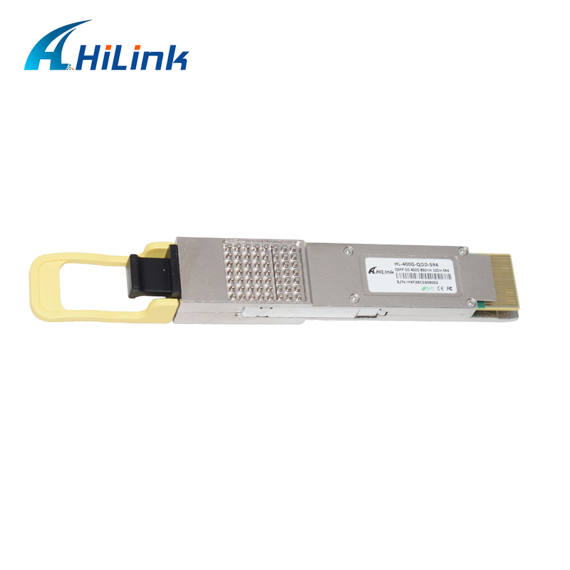 Hilink Compatible 400G QSFP-DD SR4 Optical Module with MPO-12 Connector for 100m Transmission
