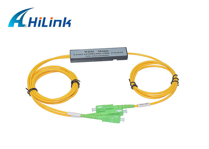High Stability WDM Fiber Optic High Stability RX 1280nm/1580nm Low Insertion Loss