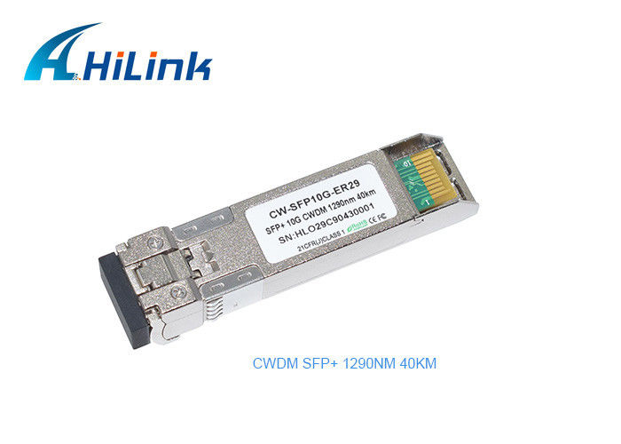 10G 1290nm SFP Transceiver Module CWDM SFP+ 40KM Optical With LC Connector