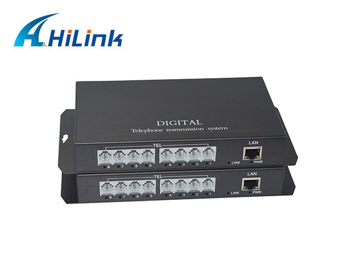 PCM Telephone Fiber Optic Media Converter 1ch 10/100M Ethernet AC220V Power Supply