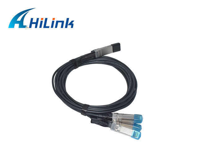 Copper Cable WDM Optical DAC 2 Meter Direct Attach Passive 40G QSFP+ To 4X SFP+ Module