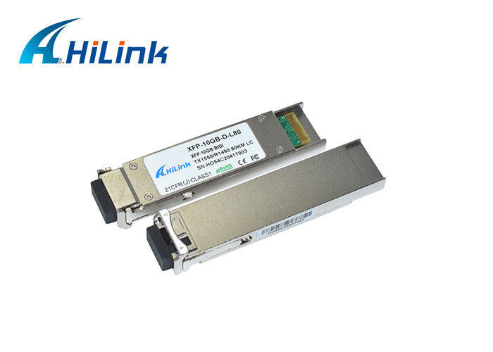 LC Connector Single Fiber DOM Transceiver Hilink XFP WDM BIDI 10G SFP+ 1490 1550nm