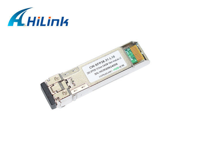 25G CWDM SFP28 1610nm 20km Fiber Optical Transceiver Module