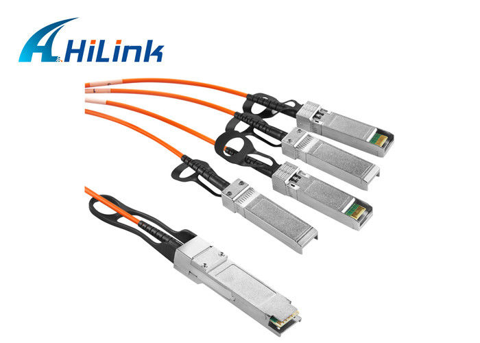 40G QSFP+ To 4x10G SFP+ Breakout Active Optical Cable QSFP-4X10G-AOC