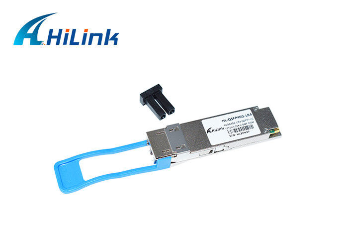 QSFP+ 1310nm 20km LC DOM Optical Transceiver Module 40GBASE-LR4