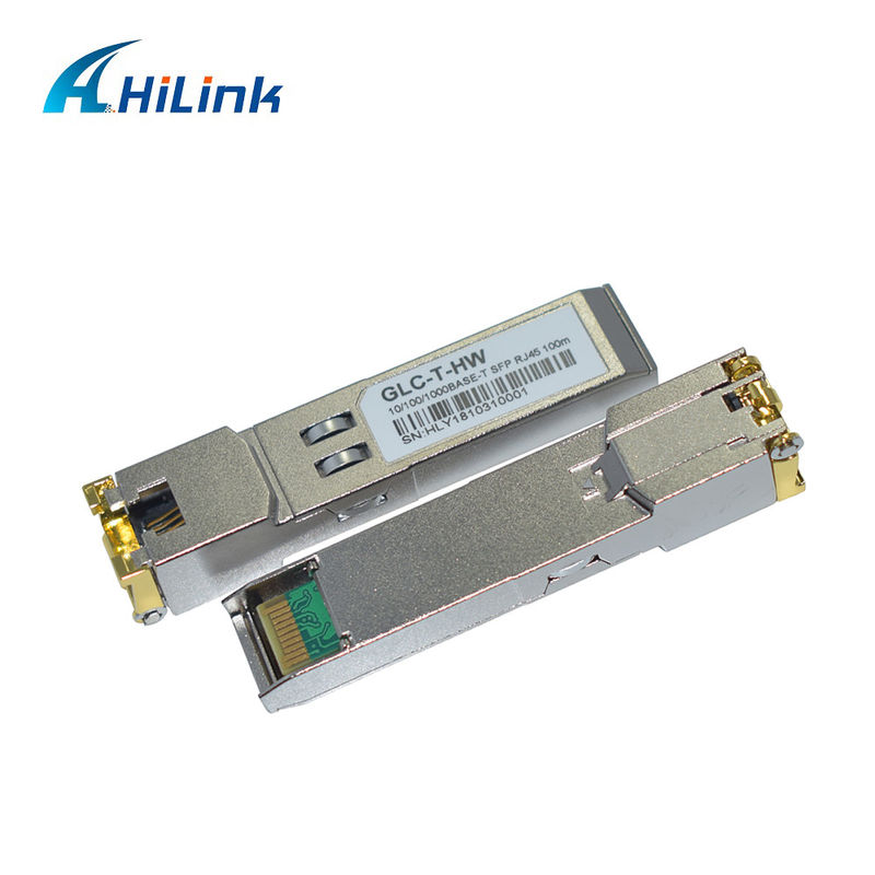 GLC-T 10/100/1000BASE-T 3.3V RJ-45 SFP Transceiver Module