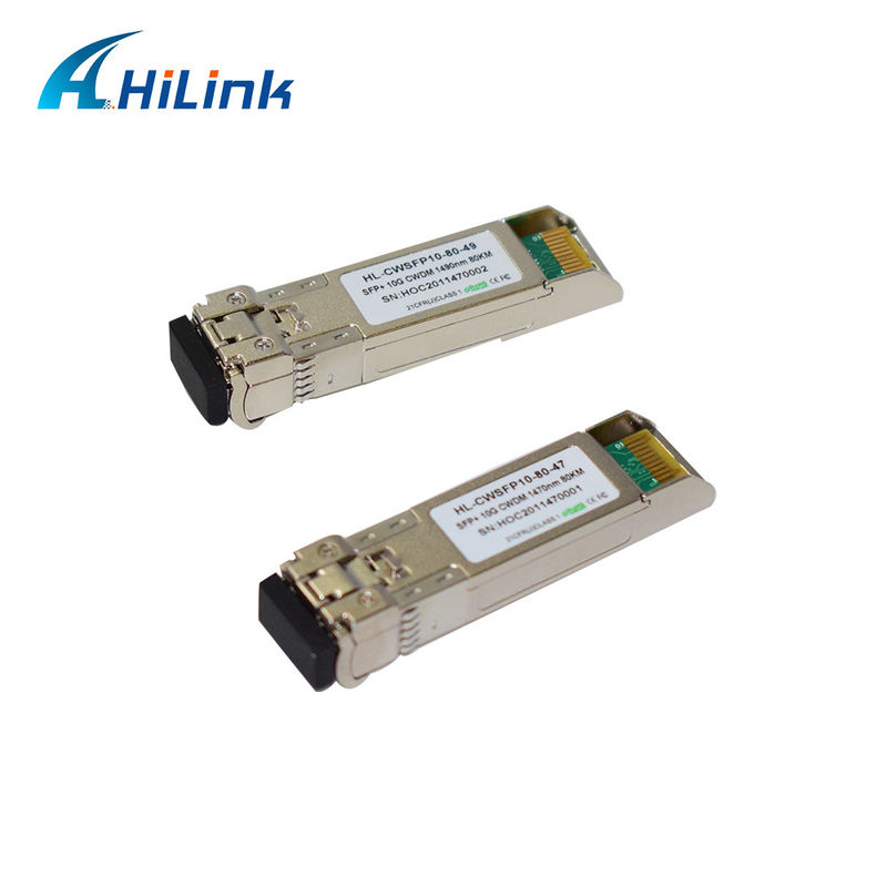 SFP 1470nm 80km Optical Transceiver Module 10G CWDM