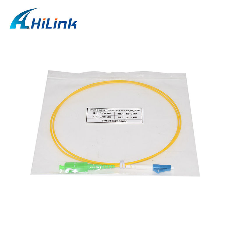 1M LSZH SC LC Fiber Optic Patchcord Simplex 9/125 3.0mm SC APC LC UPC