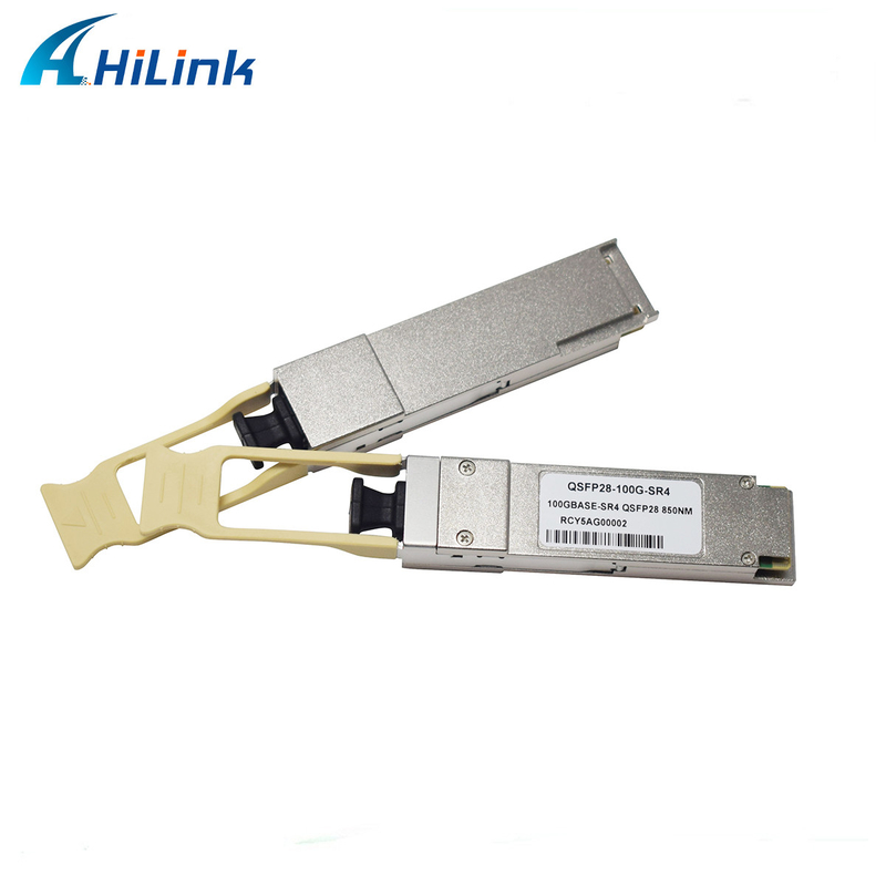 LC Connector QSFP28 Optical Transceiver Module 100m 850nm 100G Dual Fiber