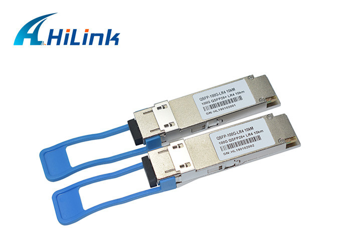 10km 1310nm SFP Optical Fiber Module LC Connector QSFP28 100G LR4 FCC