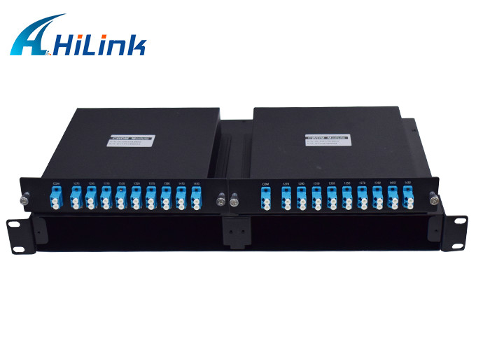 18 Channels WDM Solution CWDM MUX 1U Racks SC FC LC APC UPC PC