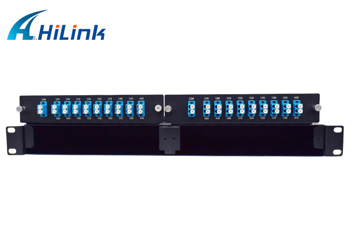 18 Channels WDM Solution CWDM MUX 1U Racks SC FC LC APC UPC PC