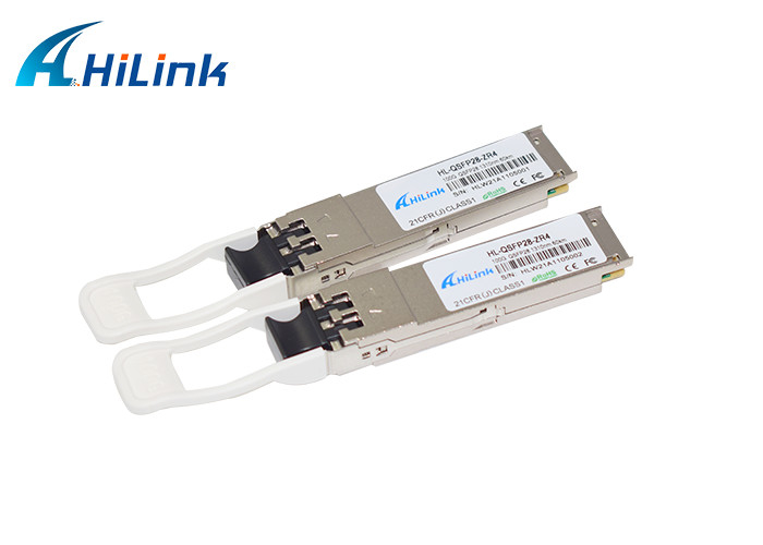 3.3V 60km Fiber Optical Transceiver Module 100G QSFP28 ZR4 MMF Cable