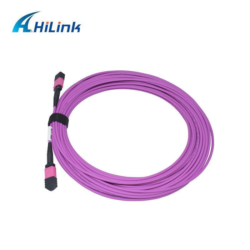 MPO Female Active Optical Cable 12 Cores Type A 50/125um OM4 1-15M SM