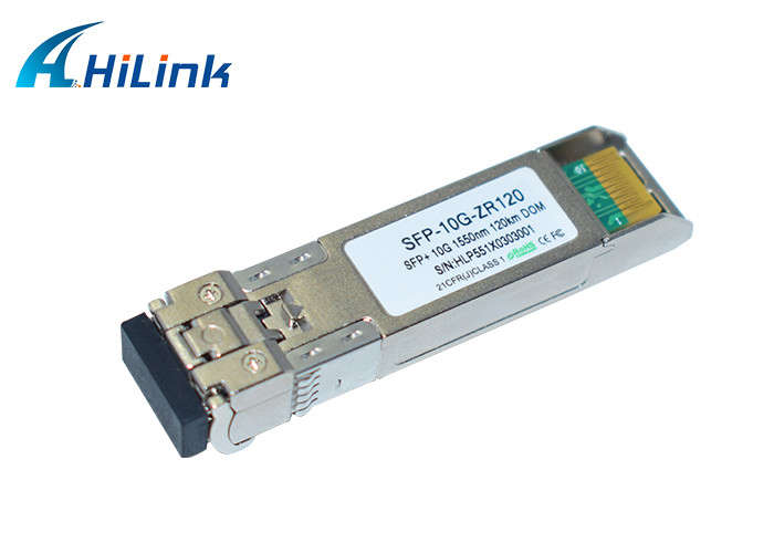 1550nm SMF Optical Transceiver Module SFP+ 120KM LC DDM Duplex