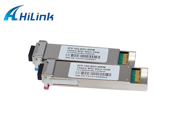 EML DDM SFP+ Transceiver Module 3.3V LC WDM BIDI XFP 1270nm 1330nm