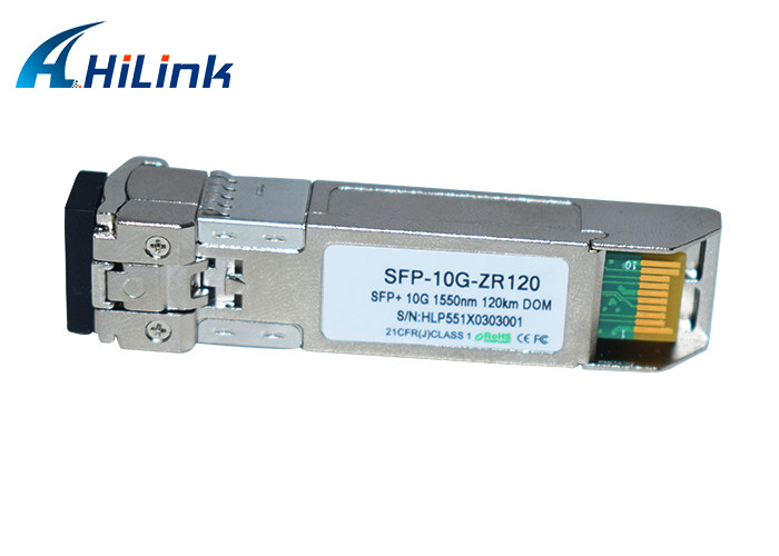 120km SMF SFP+ Transceiver Module Duplex LC DOM 10G 1550nm FTTX