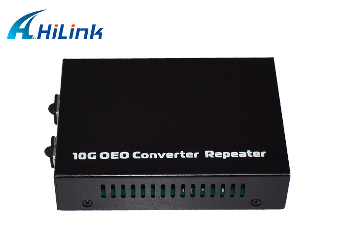 80KM SFP+ To SFP+ 10G OEO Converter With 3R Repeater Function