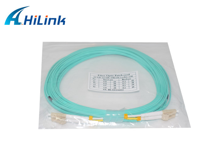 50/125 10M Multimode Duplex Fiber Optic Patch Cord OM3 2.0 / 3.0mm LC/UPC - LC/UPC