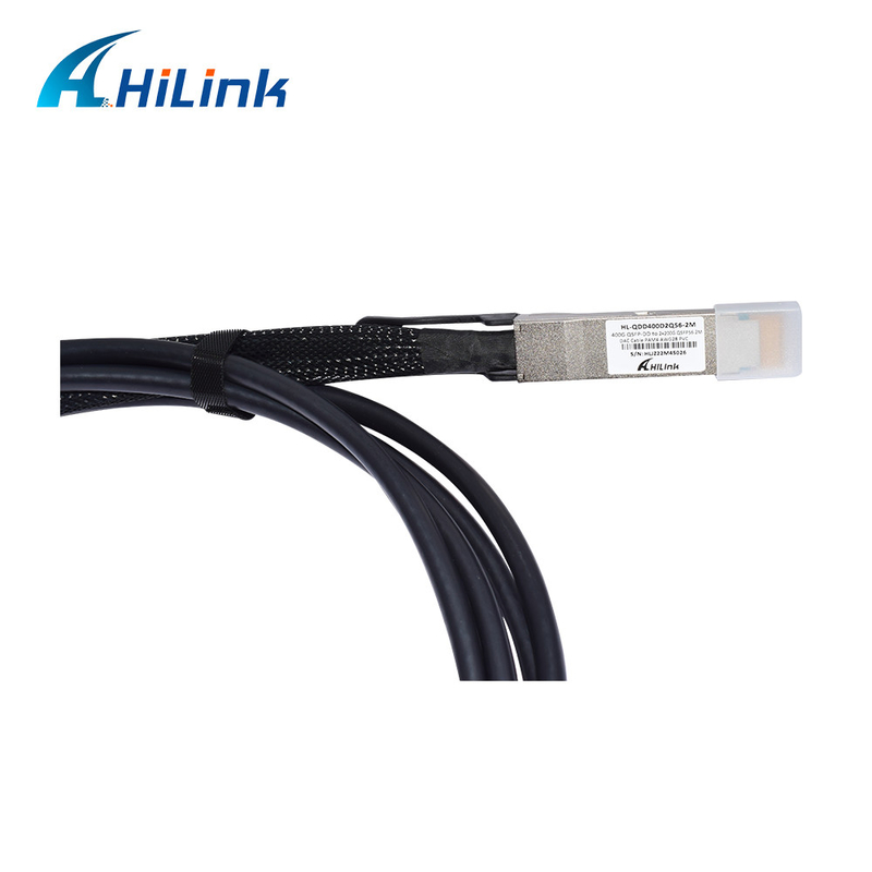 2M 400G DAC Cable QSFPDD To 2X200G / SFP56DAC 30AWG Direct Attach Copper Twinax Cable