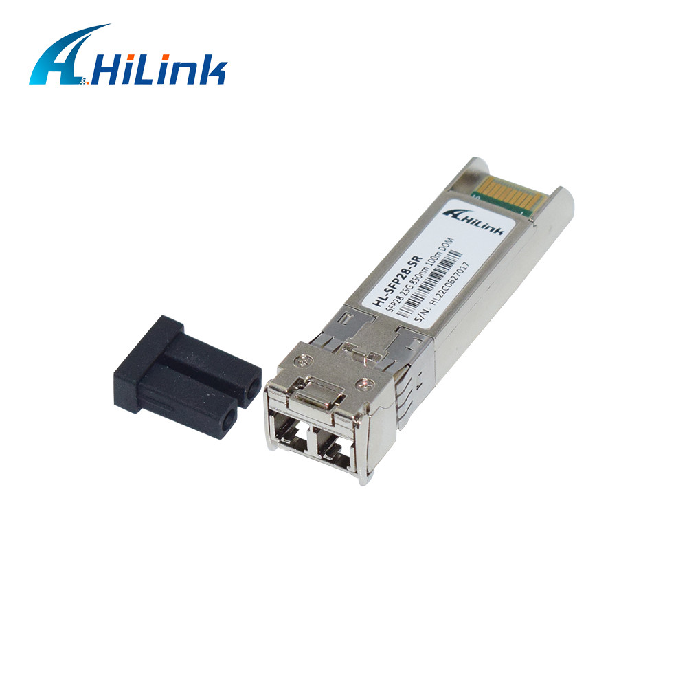 25G SFP28 SR Optical Transceiver Module 850nm 100m LC Connector DOM